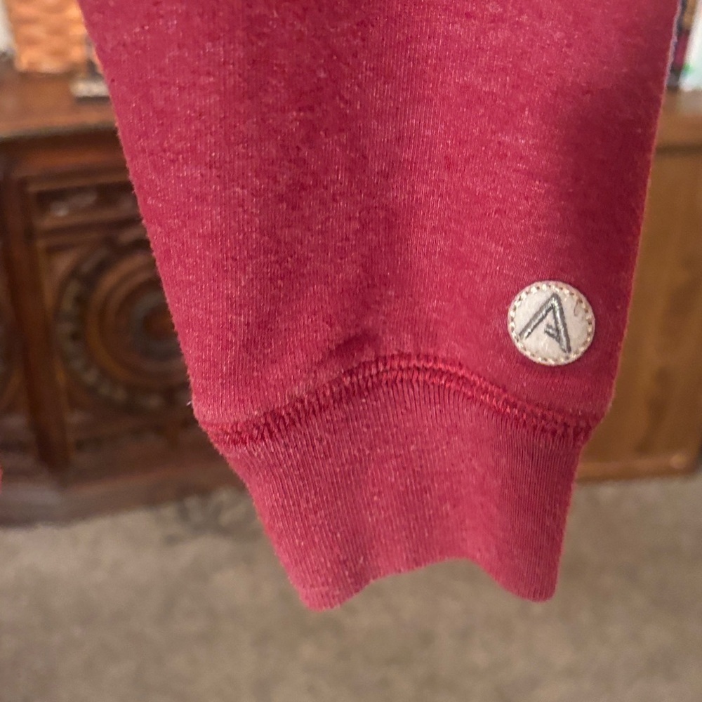 Oklahoma Sooners Red Alta Garcia Quarter-Zip Sweatshirt - Picture 6 of 7